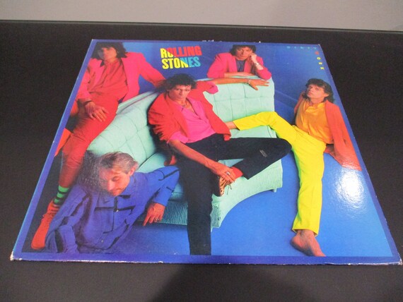 Vintage 1986 Vinyl LP Record Dirty Work The Rolling Stones Excellent Condition 67077