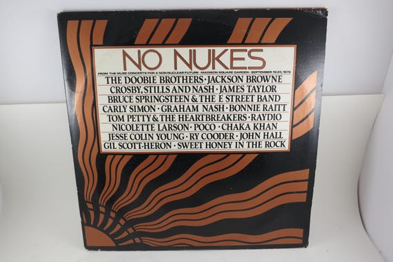 Vintage 1979 Vinyl LP Three Record Set No Nukes Concert for a Non Nuclear Future Excellent Condition w/Original Book 71632