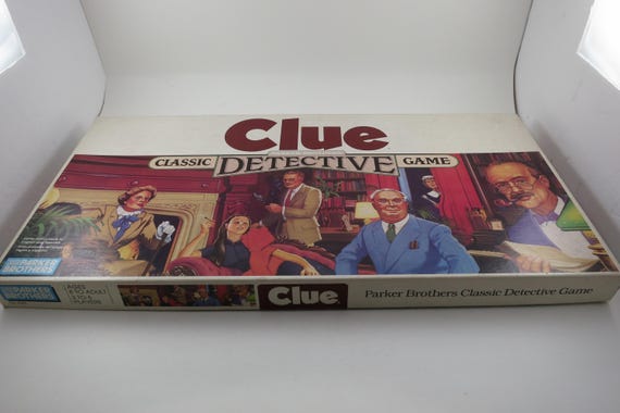 Vintage 1986 Clue Board Game: Classic Detective Parker Brothers, Complete