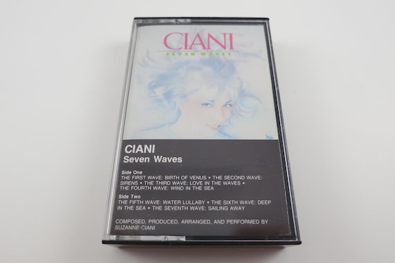 Vintage 1982 Cassette Tape Seven Waves Ciani Electronic Ambient Rare Excellent Condition