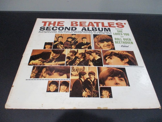 Vintage 1964 Vinyl LP Record The Beatles Second Album Mono Pressing Very Good Condition 66436