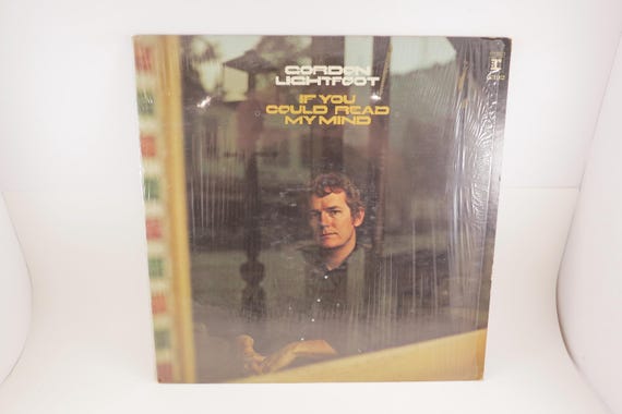 Vintage 1970 Gordon Lightfoot Vinyl LP - If You Could Read My Mind