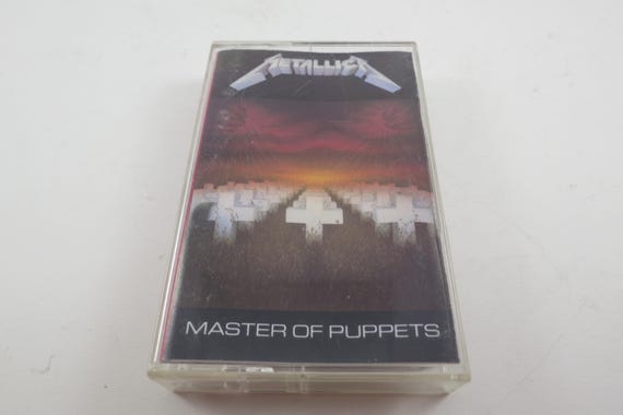 Vintage 1986 Cassette Tape Master of Puppets Metallica