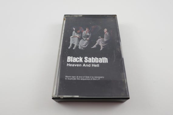 Vintage 1982 Cassette Tape Heaven and Hell Black Sabbath Excellent Condition