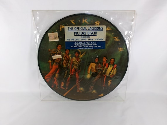 1984 Vinyl LP Record The Jacksons Victory Picture Disc NM