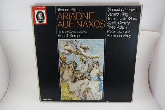 Vintage 1970 Vinyl LP Classical Box Set Ariadne Auf Naxos Richard Strauss