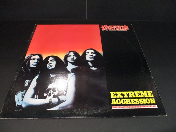 Vintage 1989 Vinyl LP Record Extreme Aggression Kreator Excellent Condition Thrash Metal 67811