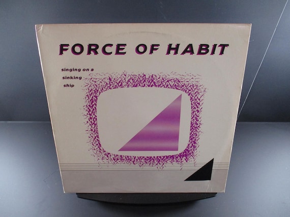 Vintage 1984 Vinyl EP Record Singing On A Sinking Ship Force of Habit Excellent Condition Rare 63752