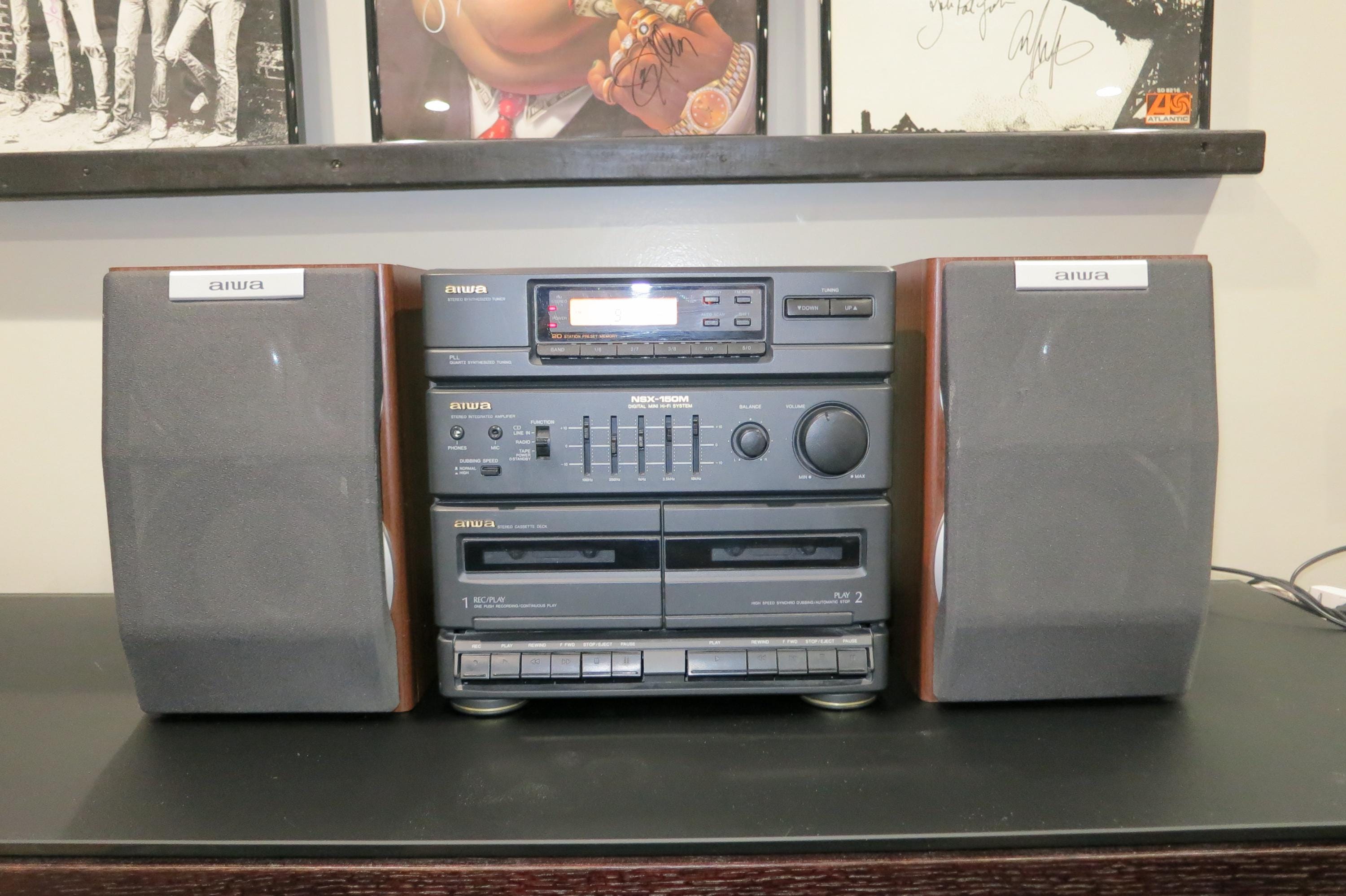 Aiwa NSX-150M Digital Mini Hi Fi Home Stereo System Complete With