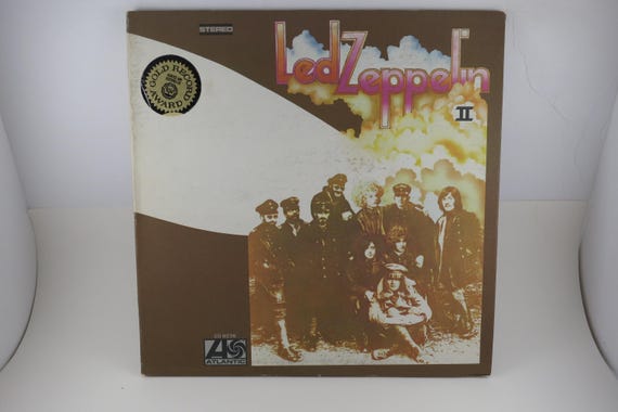 Vintage 1969 Vinyl LP Record Led Zeppelin II EX