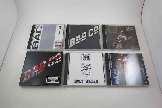 Vintage Bad Company CD's Holy Water 10 from 6 Greatest Self Titled Here Comes Trouble Live What You Hear Is What You Get Sold Individually