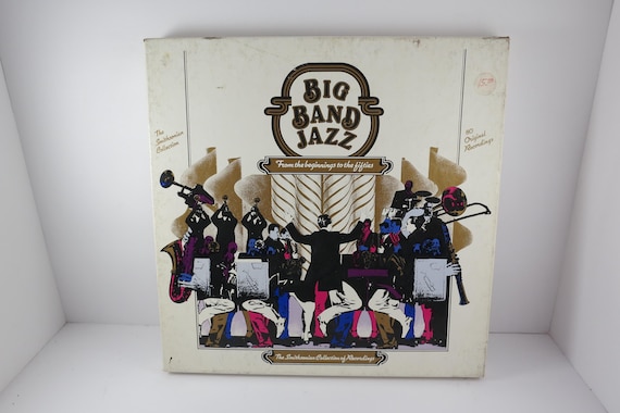 Vintage 1983 Vinyl LP Record Set Big Band Jazz From the Beginning to the Fifties 6 LP Set Near Mint Condition 71095