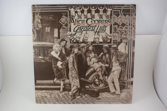 1974 Alice Cooper Greatest Hits Vinyl LP - EX