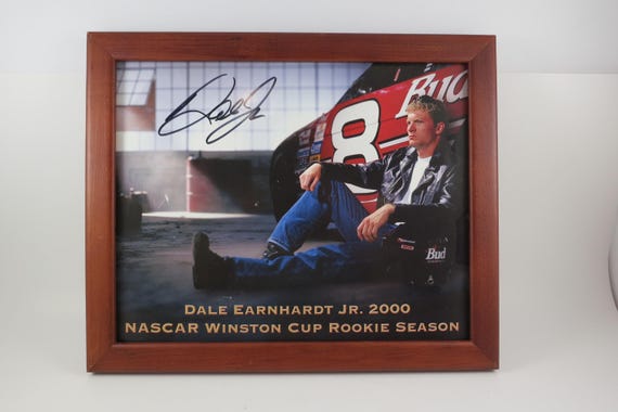 2000 Dale Earnhardt Jr Budweiser Chevrolet Winston Cup Rookie Season Signed 8x10 Photo