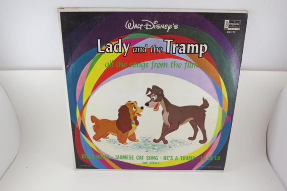 Vintage 1964 Vinyl LP Kids Record Lady and the Tramp Very Good Condition