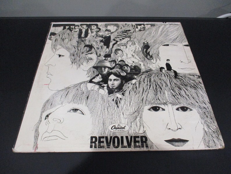 Vintage 1966 Vinyl LP Record The Beatles Revolver Stereo image 1