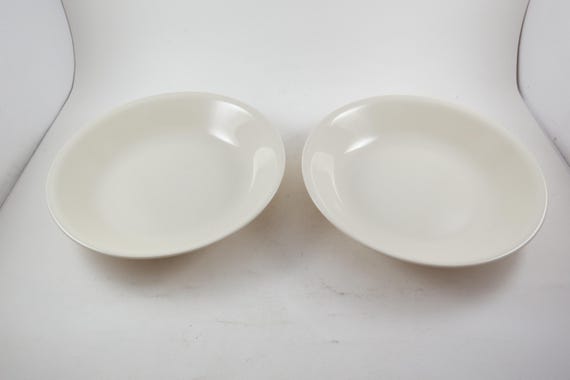 Vintage Corelle Tulip Rose Beige Serving Bowls, Set of 2