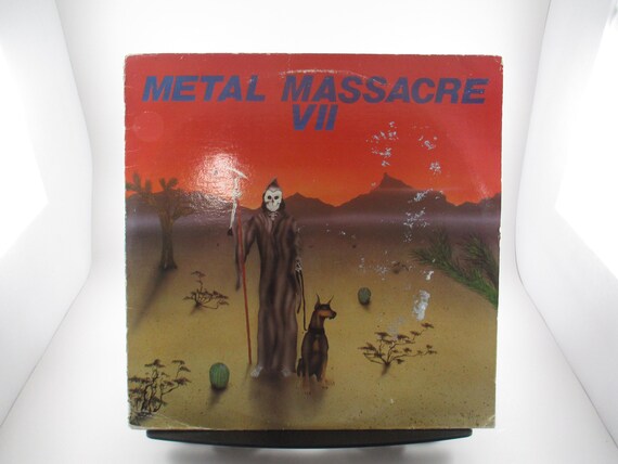 Vintage 1986 Vinyl LP Record Metal Massacre VII Heretic Flotsam Krank Cryptic Slaughter Titanic Have Mercy More Excellent Condition 65611