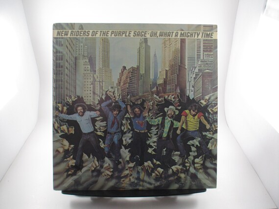 Vintage 1975 Vinyl LP Record New Riders of the Purple Sage Oh What A Mighty Time Excellent Condition 65702