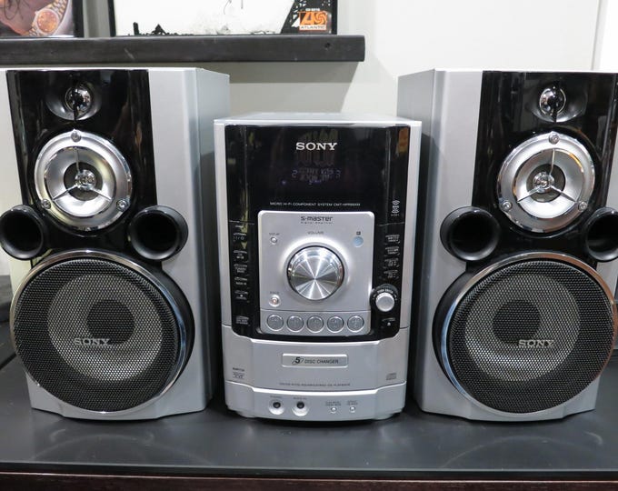 Sony Micro Hi-fi Stereo System: 5 Disc CD Changer Receiver With ...