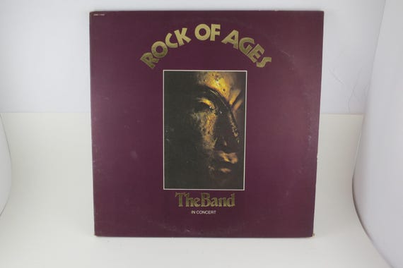 Vintage 1972 Vinyl LP: The Band - Rock of Ages, Red Labels