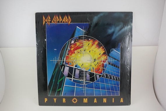 Vintage 1983 Vinyl LP Record Def Leppard Pyromania In Shrink NM