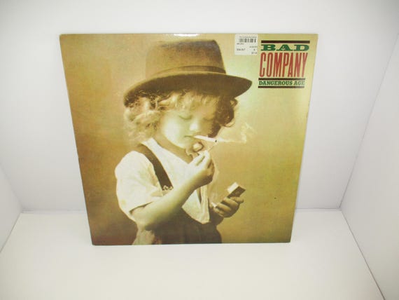 Vintage 1988 Vinyl LP Record Dangerous Age Bad Company Excellent Condition 70417