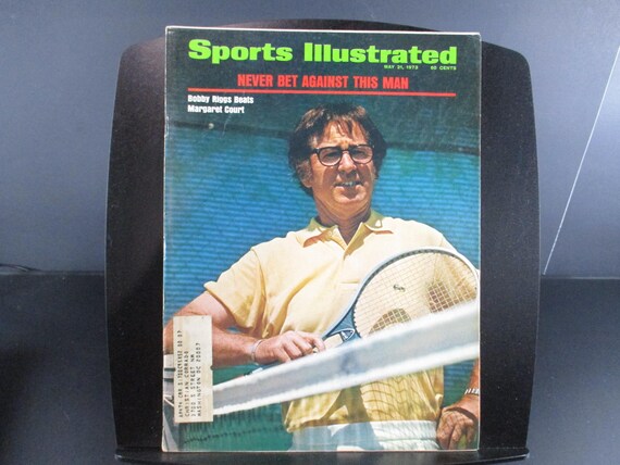 Vintage May 21, 1973 Sports Illustrated Magazine Bobby Riggs Beats Margaret Court Excellent Condition