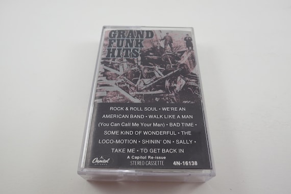 Vintage 1983 Cassette Tape Grand Funk Hits Excellent Condition