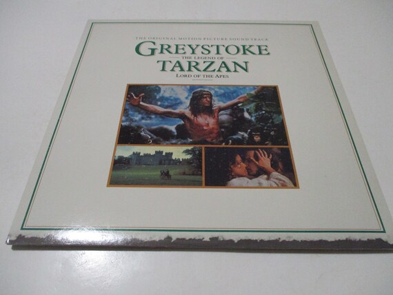 Vintage 1984 Vinyl LP Record Greystroke The Legand of Tarzan Original Motion Picture Soundtrack Near Mint Condition Lord of Apes 64929