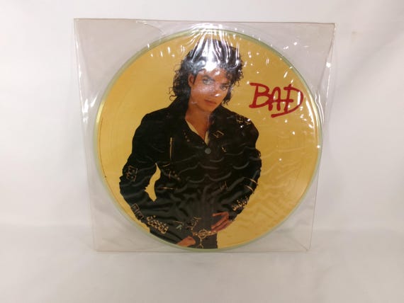 1987 Vinyl LP Record BAD Michael Jackson Original Picture Disc NM