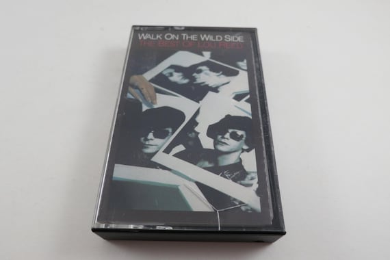 Vintage 1980's Lou Reed Cassette Tapes Walk On The Wild Seat Live Rock N Roll Animal Sold Individually