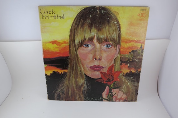 Vintage Joni Mitchell 'Clouds' Vinyl LP - 1969 Original Pressing