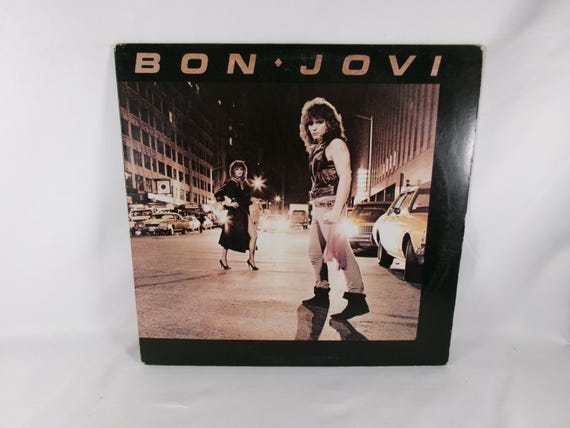 1984 LP Vinyl Record Bon Jovi Self Titled Debut Album Original US Pressing EX+