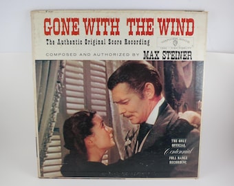 Gone With the Wind Vinyl Record Album Stage & Screen Clark Gable