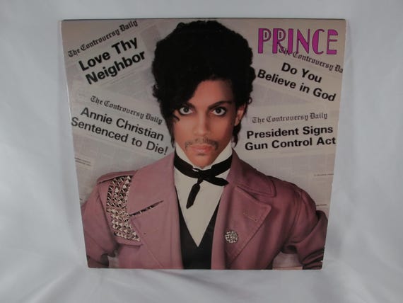 1981 Vinyl LP Record Prince Controversy with Original Poster NM