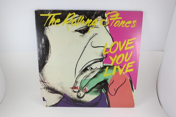 Vintage 1977 Rolling Stones 'Love You Live' Vinyl LP