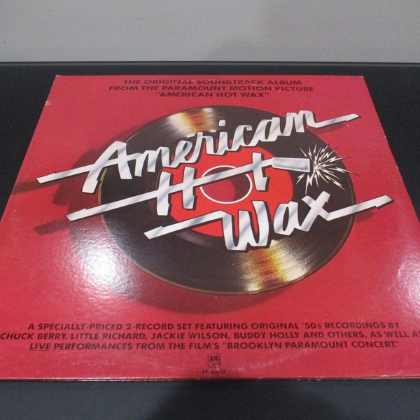 Vintage 1978 Vinyl LP Record American Hot Wax Original Motion Picture Soundtrack Excellent Condition 65771
