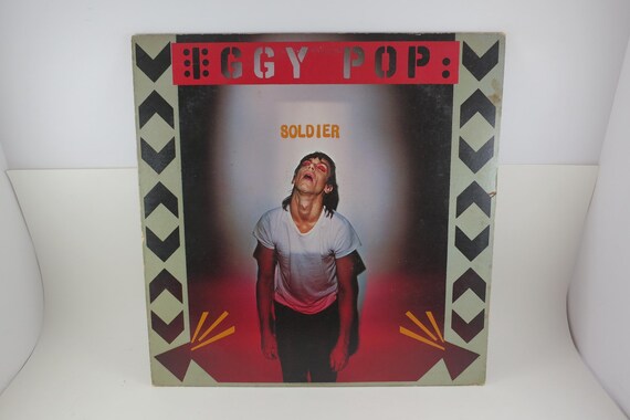 Vintage 1980 Vinyl LP Record Soldier Iggy Pop Excellent Condition 71723