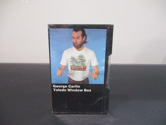 Vintage 1974 Cassette Tape Toledo Window Box George Carlin Comedy Mint Condition Still Factory Sealed Slipcase