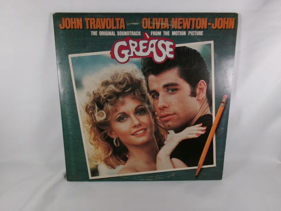1978 Vinyl LP Record Grease Original Motion Picture Soundtrack Travolta Newton John EX