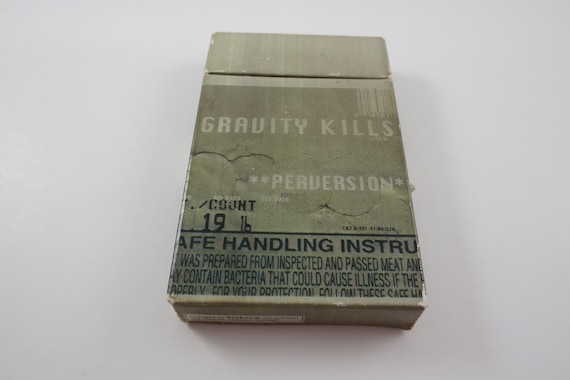 Vintage 1998 Cassette Tape Gravity Kills Perversion In Original Biobox with Insert
