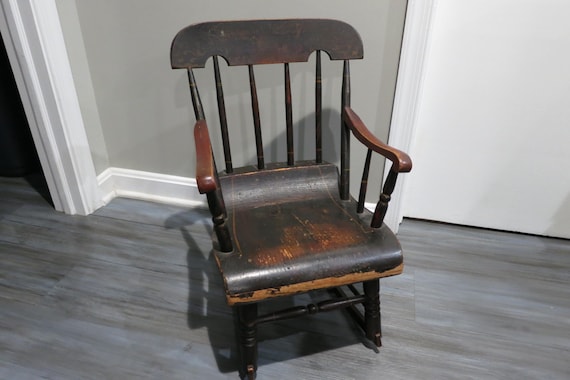 Early Century Antique Child's Rocking Chair