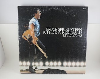 Vintage Bruce Springsteen Live 1975-85 Vinyl LP Box Set - Etsy