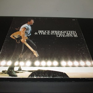 Vintage Bruce Springsteen Live 1975-1985 Vinyl Record Box Set - 1986 Five LP Set