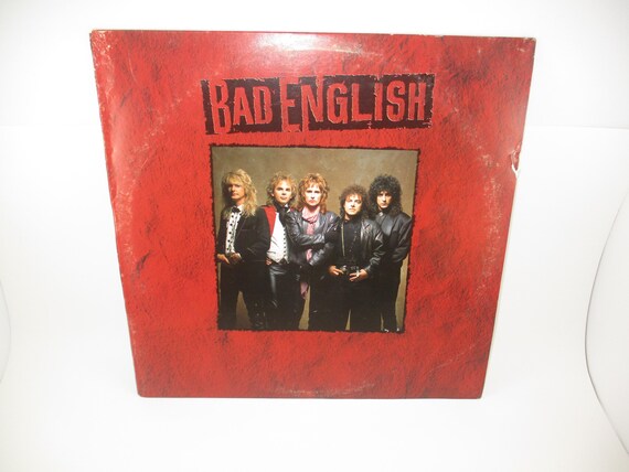 Vintage 1989 Vinyl Record Bad English Self Titled The Babys Journey Excellent Condition 70216