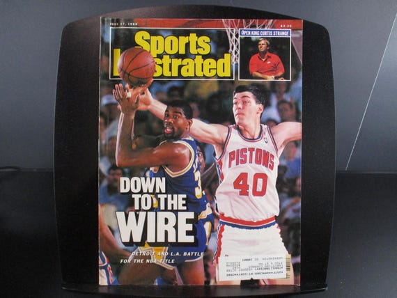 1988 Sports Illustrated Magazine, NBA Playoffs Detroit LA Lakers, June 27