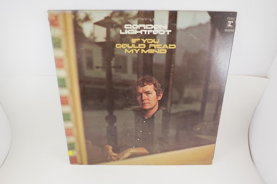 Vintage 1970 Gordon Lightfoot Vinyl LP - If You Could Read My Mind