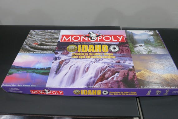 2005 Monopoly Board Game: Idaho Edition 100% Complete Custom Tokens