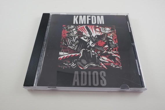 Vintage 1999 CD Adios KFMDM Signed by Andy Selway and Sascha Konietzko